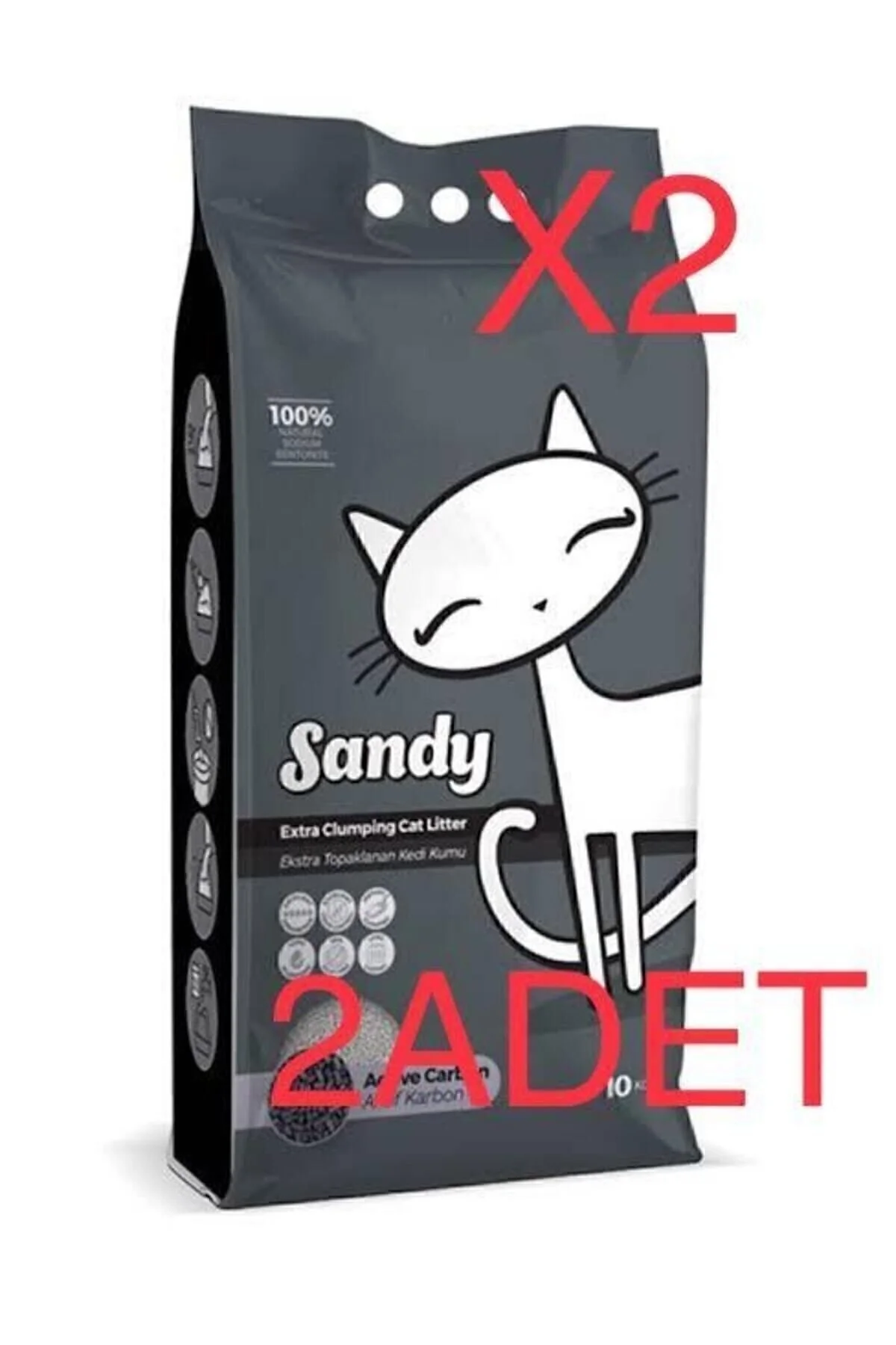 Sandy Active Carbon 2*10 Lt" Evcil Hayvan Ürünleri Fiyatı