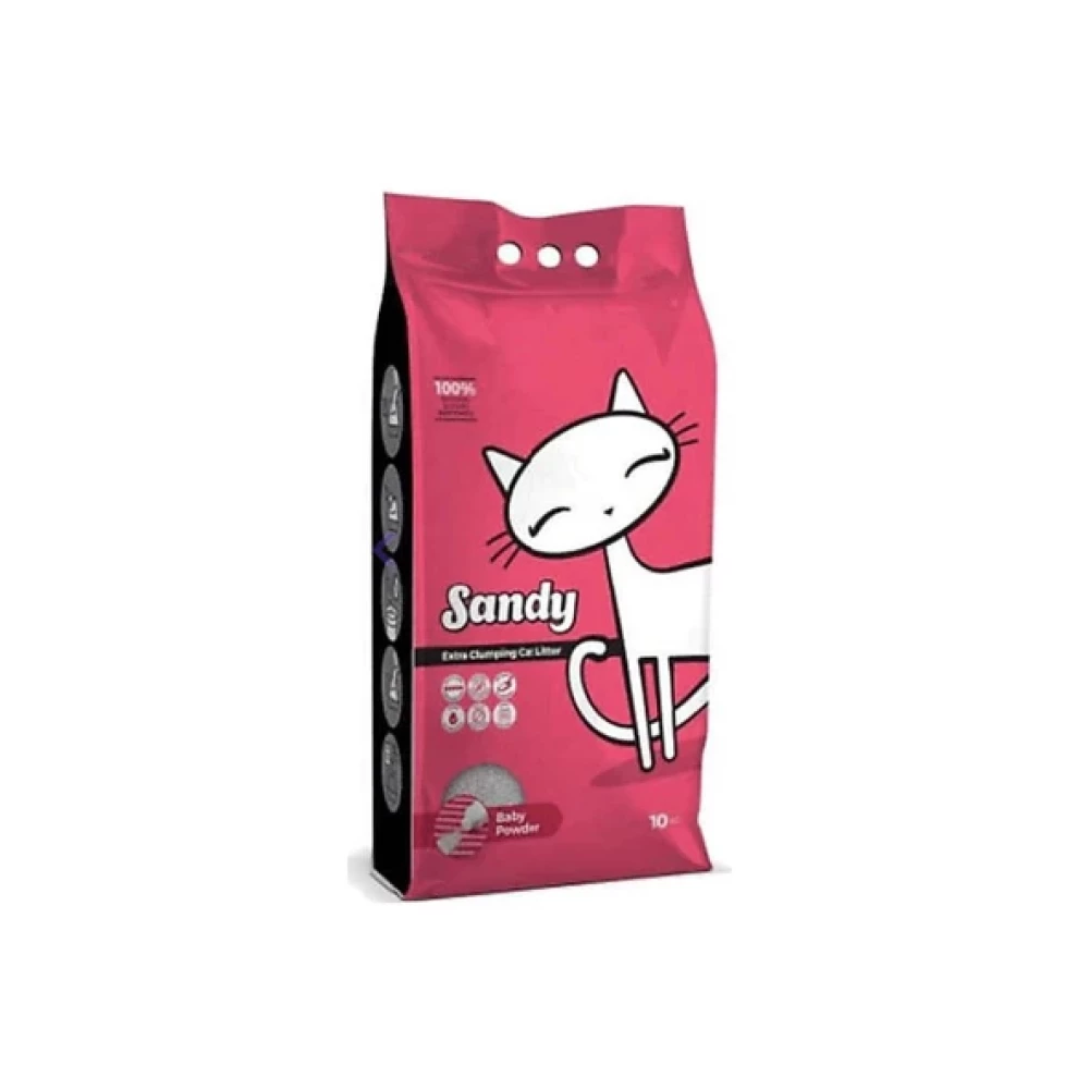 Sandy Bebek Pudrali Sodyum Bentonit Ultra Topaklanan 10 Kg / 12 Lt Kedi Kumu Evcil Hayvan Ürünleri Fiyatı