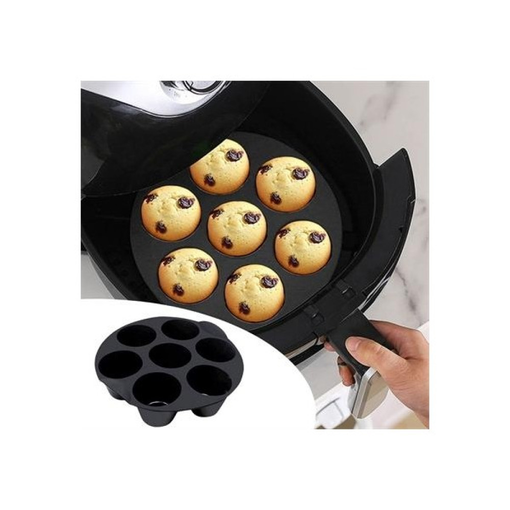 Sanec 7 Gözlü Silikon Çok Amaçlı Airfryer Muffin Cupcake Kek Ve Çörek Pişirme Kalıbı Kek Kalıpları Fiyatı