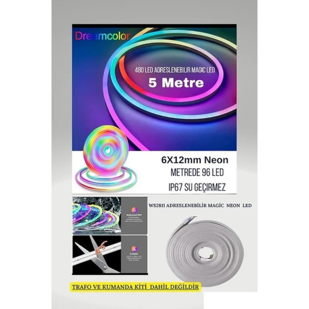 Sanec IP68 Piksel LED Neon 6X12MM. Led Aydınlatmalar Fiyatı