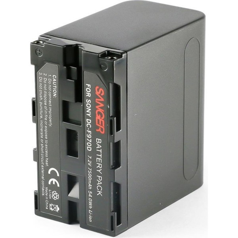 Sanger NP-F970M USB Şarj Girişli LED Işık Bataryası 7500 Mah Video Kamera Aksesuarları Fiyatı