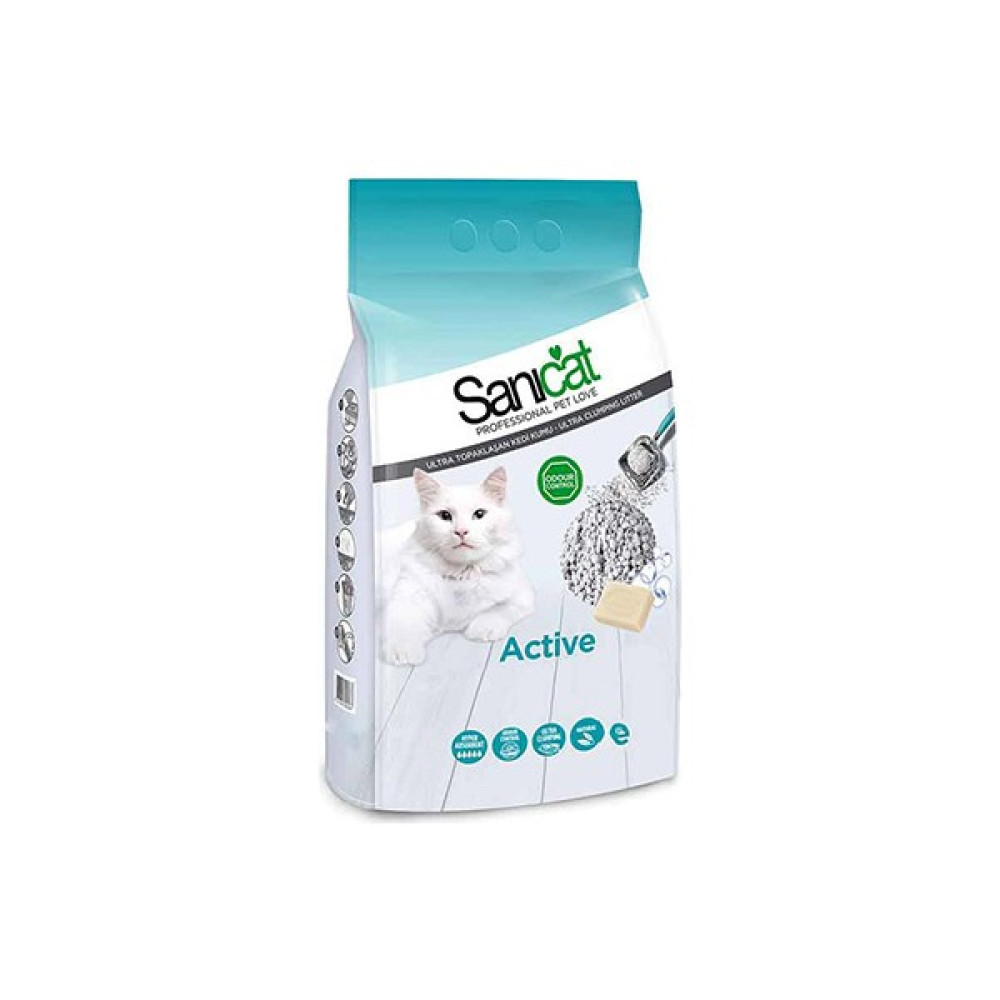 Sanicat Active Marsilya Sabunu Kokulu Doğal Ince Kedi Kumu 2X10 Lt Evcil Hayvan Ürünleri Fiyatı