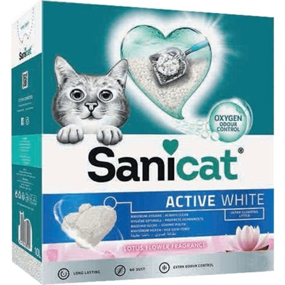 SaniCat Active White Lotus Ultra Topaklanan Kedi Kumu 10lt Evcil Hayvan Ürünleri Fiyatı