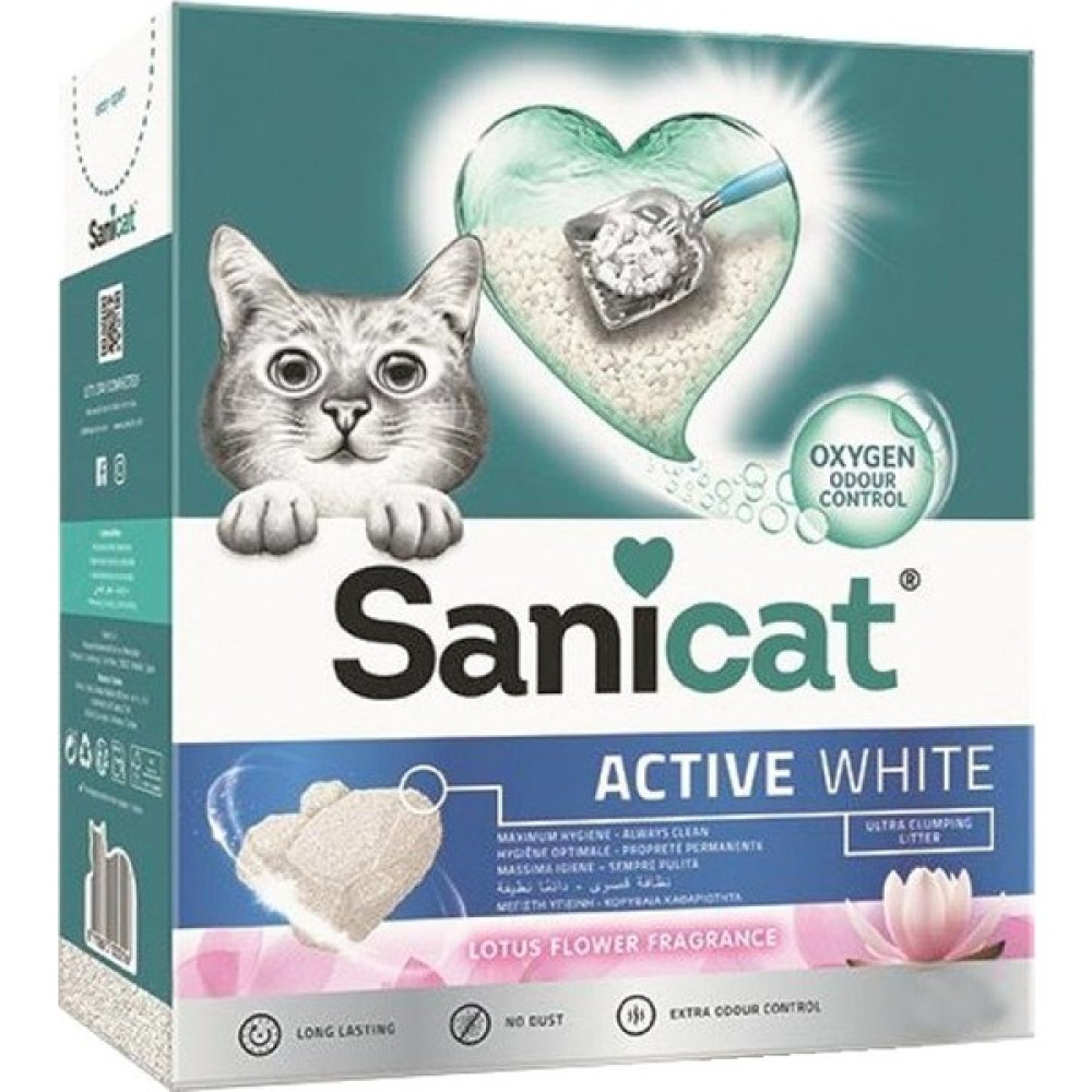 Sanicat Active White Topaklanan Kedi Kumu Lotus Çiçeği Kokulu 6 Lt Evcil Hayvan Ürünleri Fiyatı