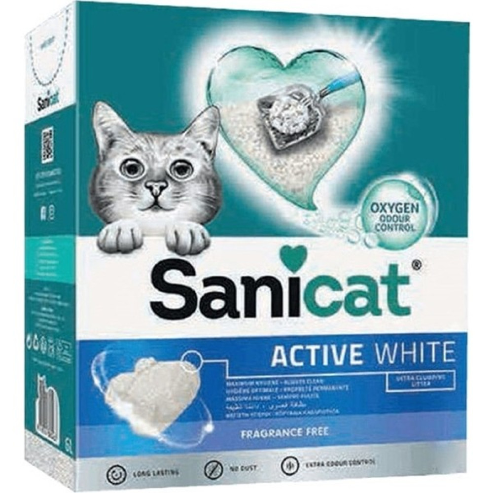 SaniCat Active White Ultra Topaklanan Kedi Kumu 10lt Evcil Hayvan Ürünleri Fiyatı