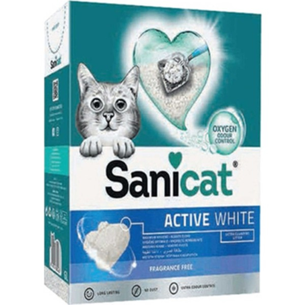 Sanicat Active White Ultra Topaklanan Kedi Kumu 6 lt Evcil Hayvan Ürünleri Fiyatı
