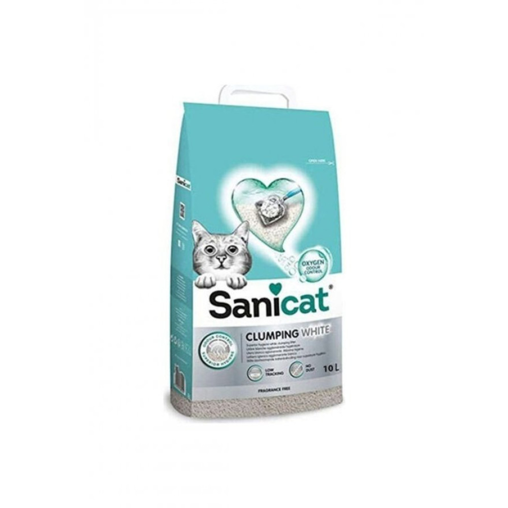 Sanicat Clumping White Kokusuz Kedi Kumu 10 L Evcil Hayvan Ürünleri Fiyatı