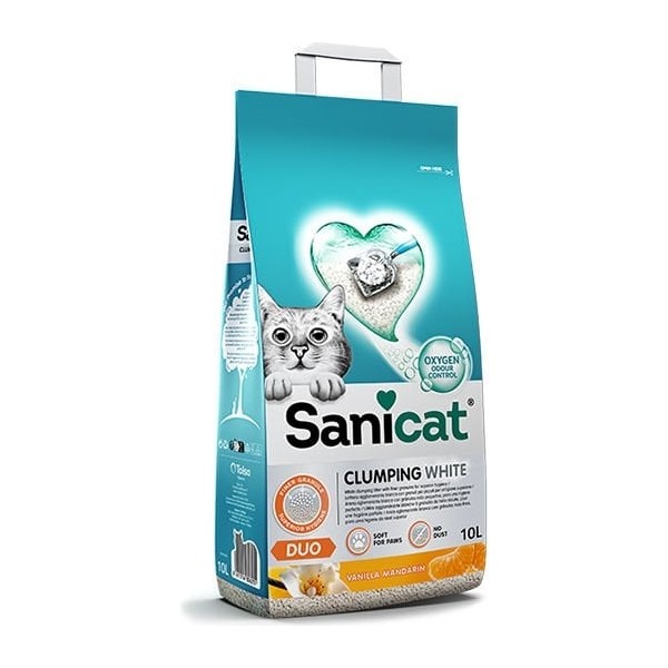 Sanicat Duo Vanilya Ve Mandalinalı Kedi Kumu 10 L Evcil Hayvan Ürünleri Fiyatı