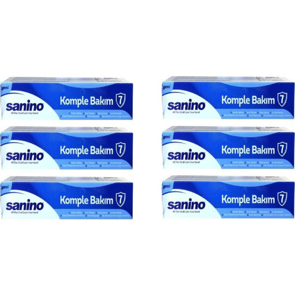 Sanino Diş Macunu Komple Bakım x 6 Adet Oto Boyaları Fiyatı