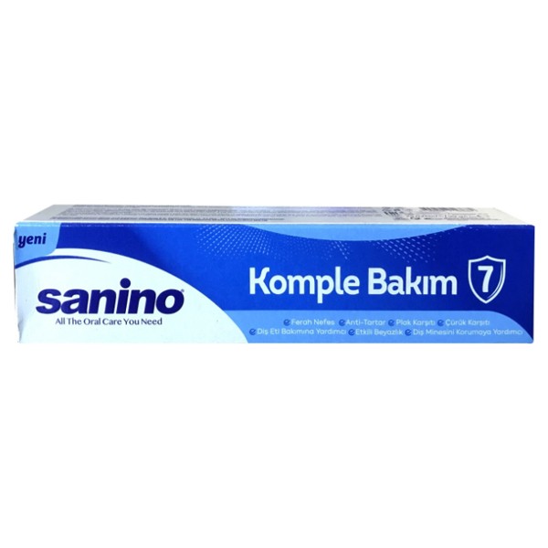 Sanino Komple Bakım 7 Diş Macunu 75 Ml Diş Macunları Fiyatı
