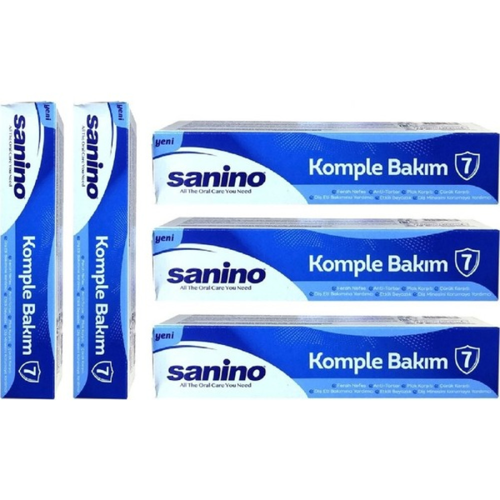 Sanino Saninodiş Macunu Komple Bakım X 5 Adet Yeni Ürün Oto Boyaları Fiyatı