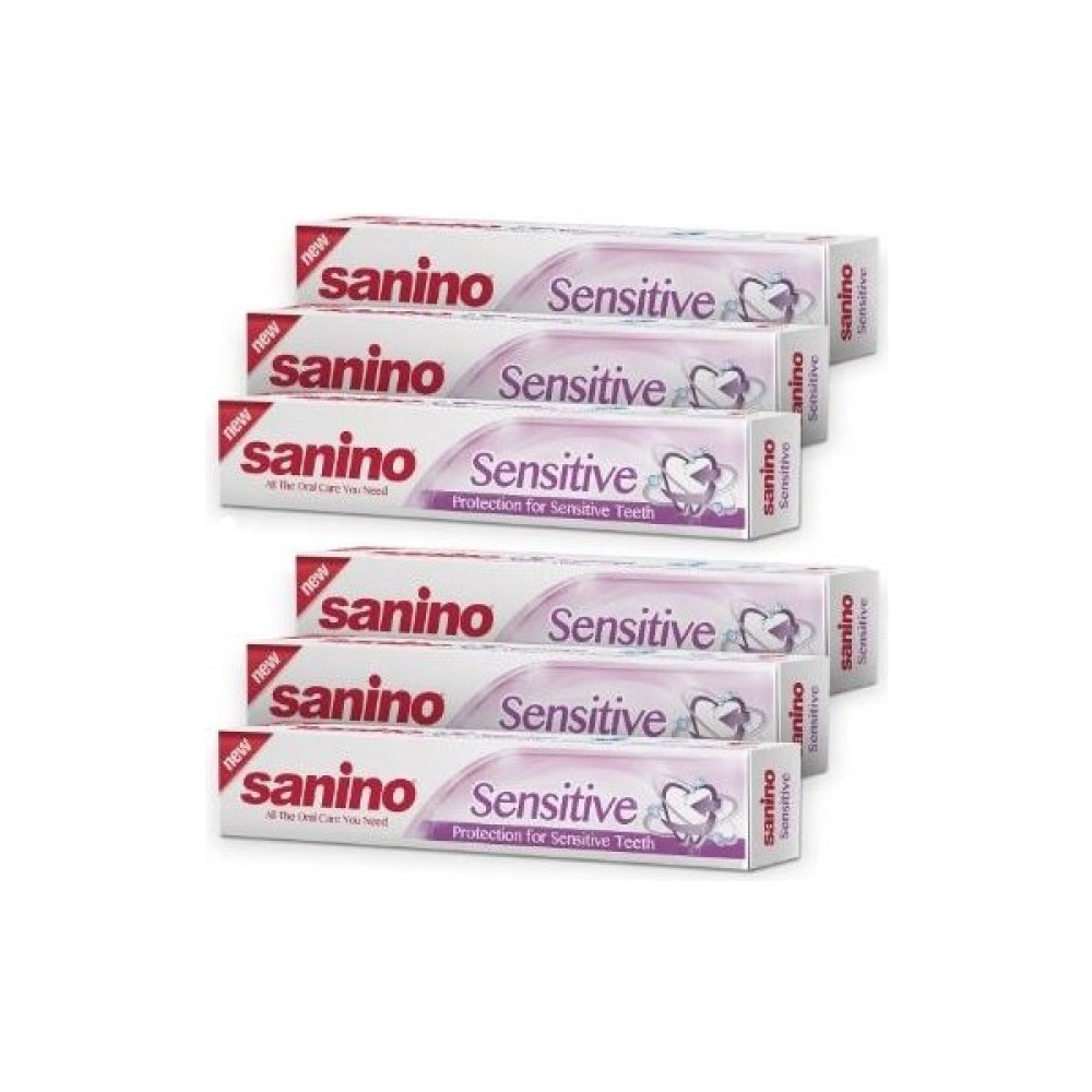 Sanino Sensıtıve Diş Macunu 75 ml 6'lı Paket - DİŞ MACUNU Diş Macunları Fiyatı