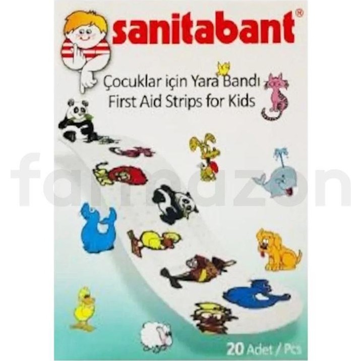 Sanitabant 630 Çocuklar için Yarabandı 20 Adet Diğer Fiyatı