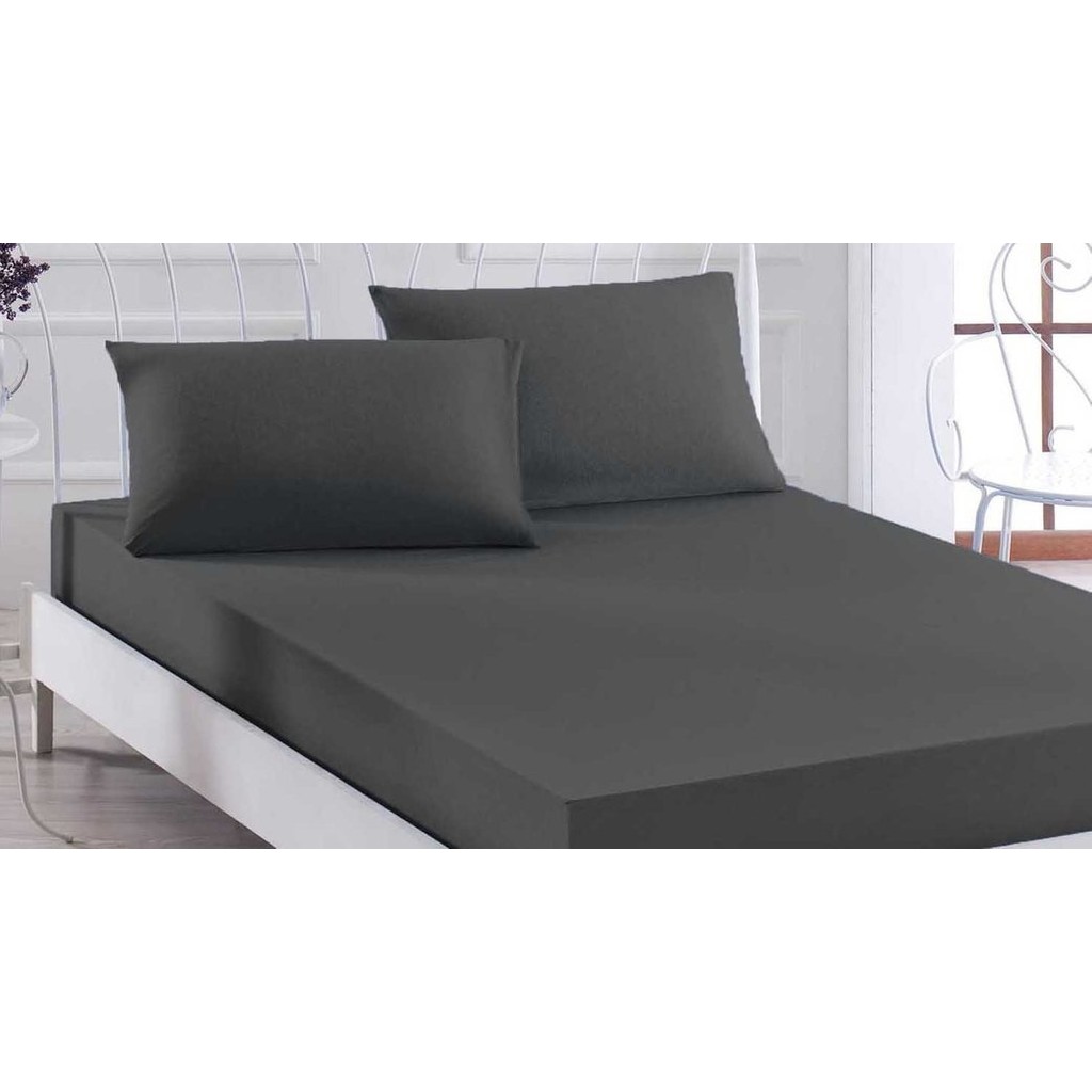 Şanlı 120’LİK Penye Lastikli Çarşaf 120*200 cm (Antrasit) - 120 x 200 cm - Antrasit Çarşaf Fiyatı