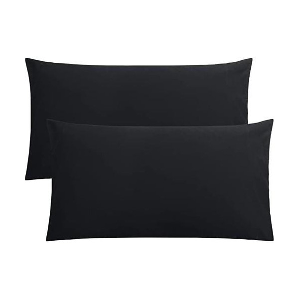 Şanlı Düz Pamuklu 2'li Yastık Kılıfı 50 x 70 Cm. - 50 x 70 cm - Siyah Yastık Kılıfı Fiyatı