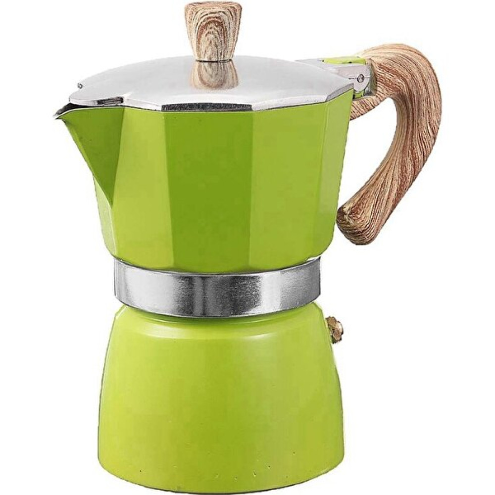 Sanlindou 1 Adet Alüminyum Italyan Moka Espresso Kahve Makinesi Filtre Soba Pot 3 Bardak Yeşil | Coffee Tencere (Yurt Dışından) Çay / Çaydanlık Setleri Fiyatı