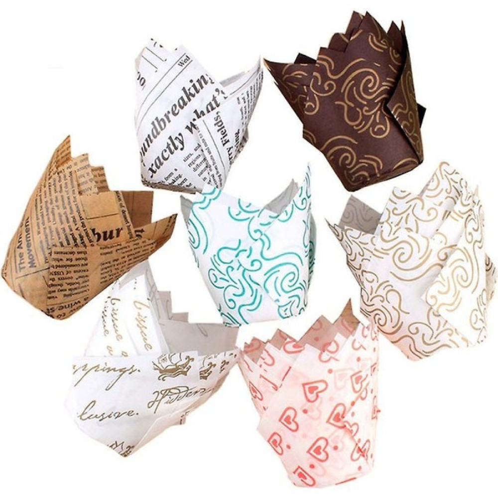 Sanlindou 100 Adet Çeşitli Renkli Lale Kağıt Pişirme Kılıfları Kek, Kek, Cupcakes, Çikolata, Kek, Vb, Kağıt, Çok Renkli, 5 Cm (500 Adet) (Yurt Dışı... Kek Kalıpları Fiyatı