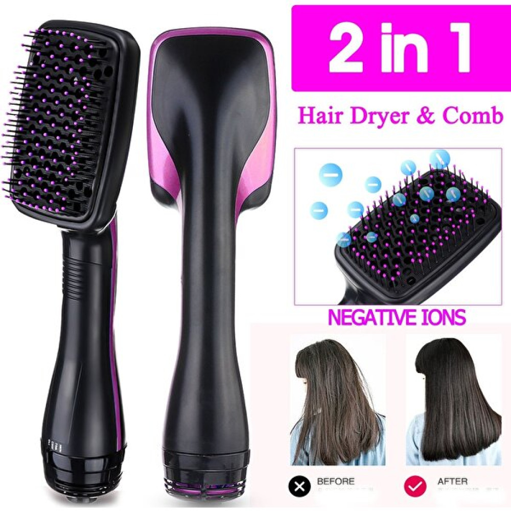 Sanlindou 1000 W Profesyonel Saç Kurutma Makinesi Fırçası 2 1 Bir Adım Saç Kurutma Makinesi Styler Saç Tarak Negatif Demir Pürüzsüz Saç Bigudi Düzl... Saç Fırçası ve Tarağı Fiyatı