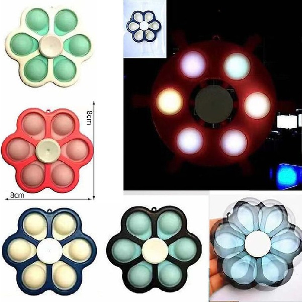 Sanlindou 4 Adet Pop Fidget Spinners, Push Popit Fidget Spinner, Fidget Pack El Spinner (Çiçek Şekli) (Yurt Dışından) Puzzle & Aksesuarları Fiyatı