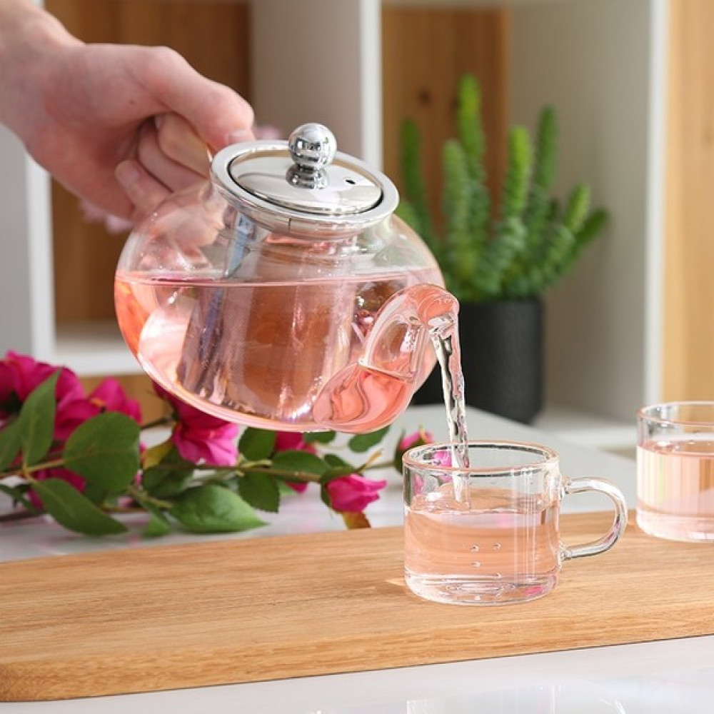 Sanlindou 600Ml Borosilikat Cam Çaydanlık Çay Paslanmaz Çelik Filte Demlik Kapağı Modern Çay Potu Aracı Kettle Teaware | Çaydanlıklar (Yurt Dışından) Çay / Çaydanlık Setleri Fiyatı
