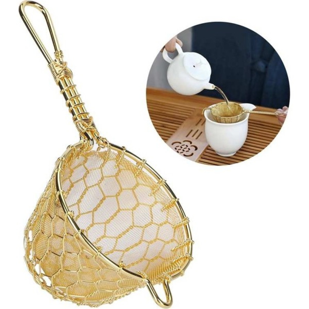 Sanlindou Bakır Çay Demlik Süzgeci Kullanımlık Gevşek Yaprak Çaydanlık Filtre Çay Süzgeci İle Uzun Saplı Çay Makinesi | Çay Süzgeçleri (Yurt Dışından) Çay / Çaydanlık Setleri Fiyatı