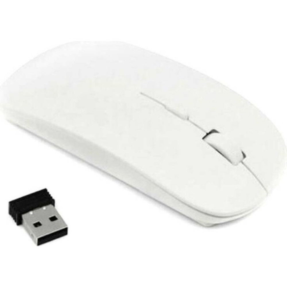 Sanlindou (Beyaz) 2.4 Ghz Usb Kablosuz Optik Mouse Fare Apple Mac Macbook Pro Hava Pc Siyah / Beyaz (Yurt Dışından) Klavye - Mouse Fiyatı