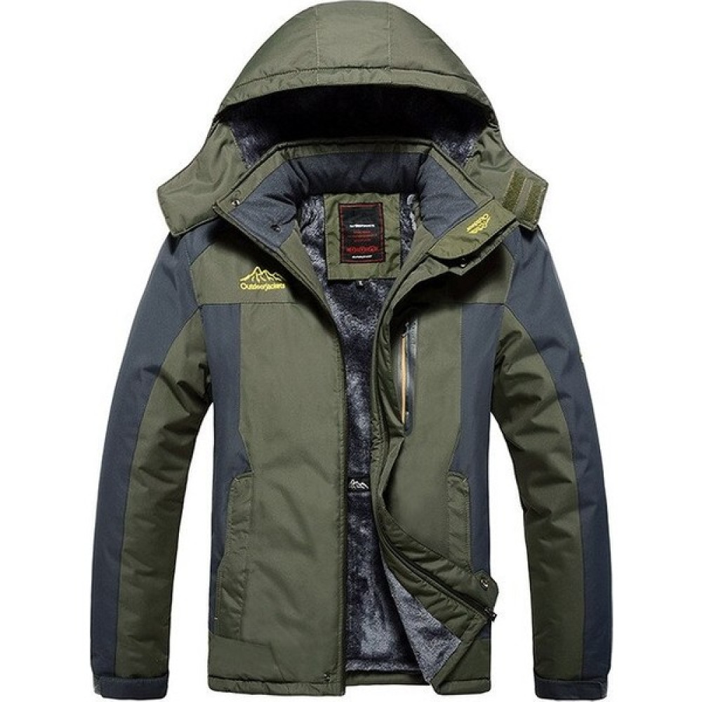 Sanlindou Kış Polar Ceket Sıcak Ceket Parkas Erkekler Askeri Su Geçirmez Dış Giyim Aşağı Parkas Rüzgarlık Erkekler | Ceketler (Yurt Dışından) Mont (Outdoor) Fiyatı