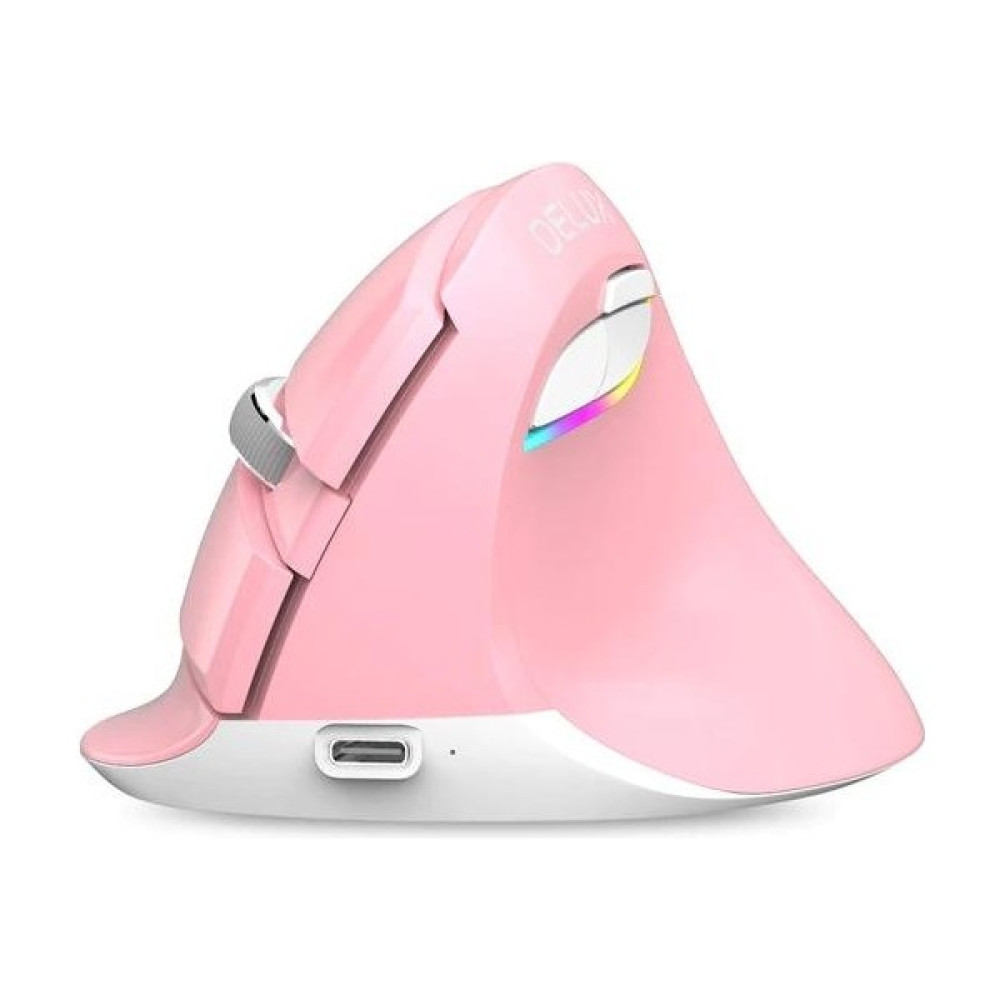 Sanlindou Mini Bluetooth + Usb Kablosuz Fare Sessiz Tıklayınız Rgb Ergonomik Şarj Edilebilir Dikey Bilgisayar Fareleri Küçük El Kullanıcıları Için ... Klavye - Mouse Fiyatı