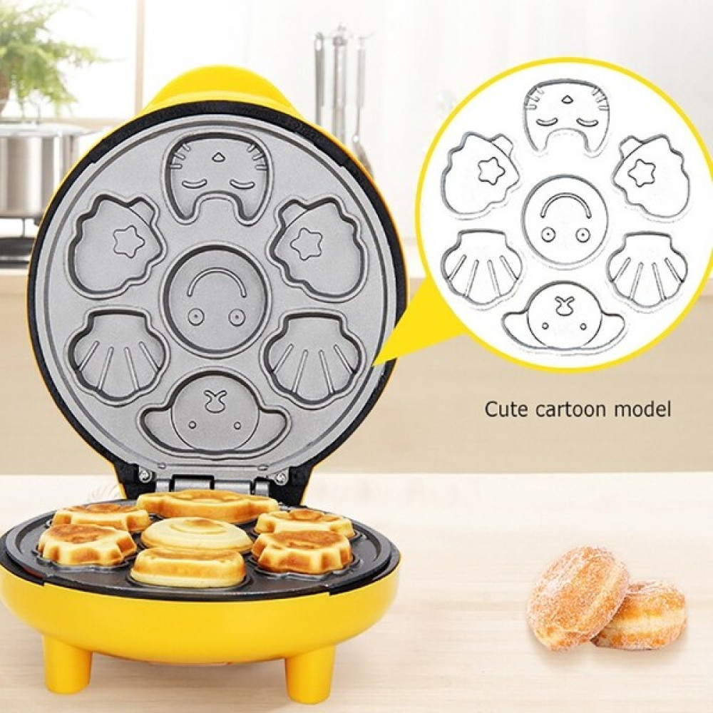 Sanlindou Mini Elektrikli Hayvan Şekilli Waffle Makinesi 900W - Sarı (Yurt Dışından) Waffle Makinesi Fiyatı
