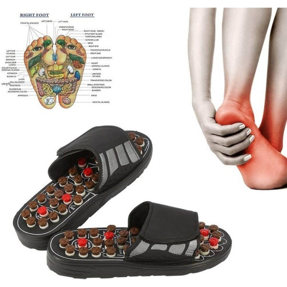 Sanlindou Sağlık Akupunktur Refleksoloji Shiatsu Bahar Döner 3D Ayak Masaj Terlik Omurga Sandal Vücut Detoks Ayak Masaj Ayakkabı | Ayak Bakım Aracı... Ayak Bakımı Fiyatı