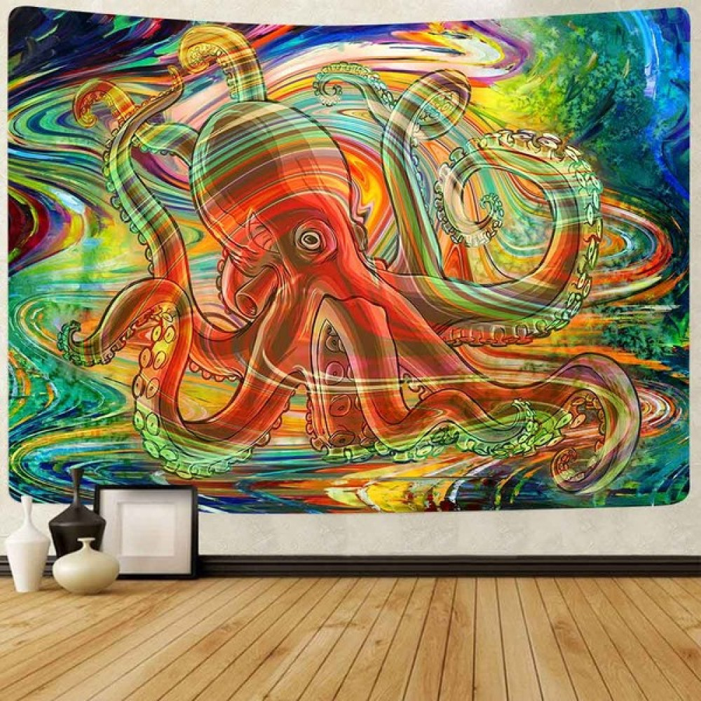 Sanlindou Yağlıboya Goblen Psychedelic Octopot Duvar Oturma Odası Yatak Odası Için Asılı Goblenler Ev Dekor | Dekoratif Gobiyeller (Yurt Dışından) Bebek Odası Duvar Süsü Fiyatı