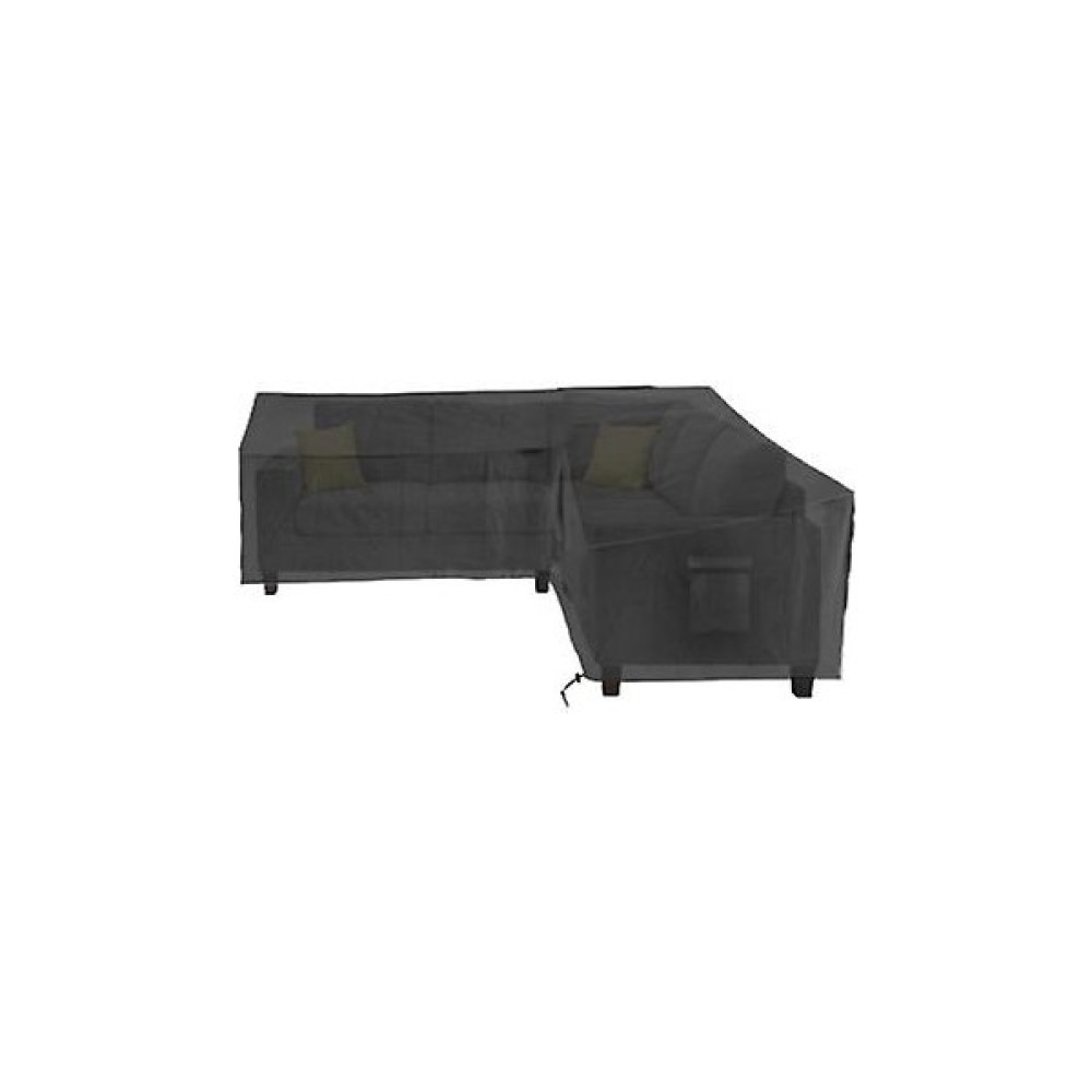 Sanlindouaçık Bahçe Mobilya Toz Kapağı, Köşe Mobilya Kapağı, L Şekli (L Şekli 270X270X90Cm) (Yurt Dışından) - Siyah Koltuk Takımı / Seti Fiyatı