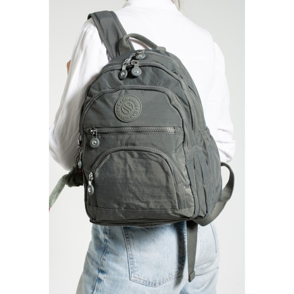 Sanmorris Unisex Suya Dayanıklı Krinkıl Kumaş Çok Gözlü Orta Boy Laptop Okul ve Sırt Çantası Bayan Sırt Çantası Fiyatı