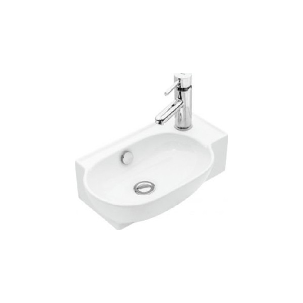Sanovit Tezgah Üstü 45 cm Mini Yandan Çıkışlı Çanak Lavabo Beyaz Renk Lavabo Fiyatı