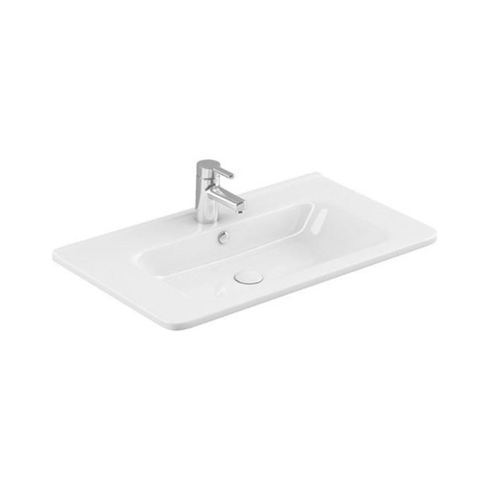 Sanovit Urban 80 cm Konsollu lavabo Beyaz Renk Lavabo Fiyatı