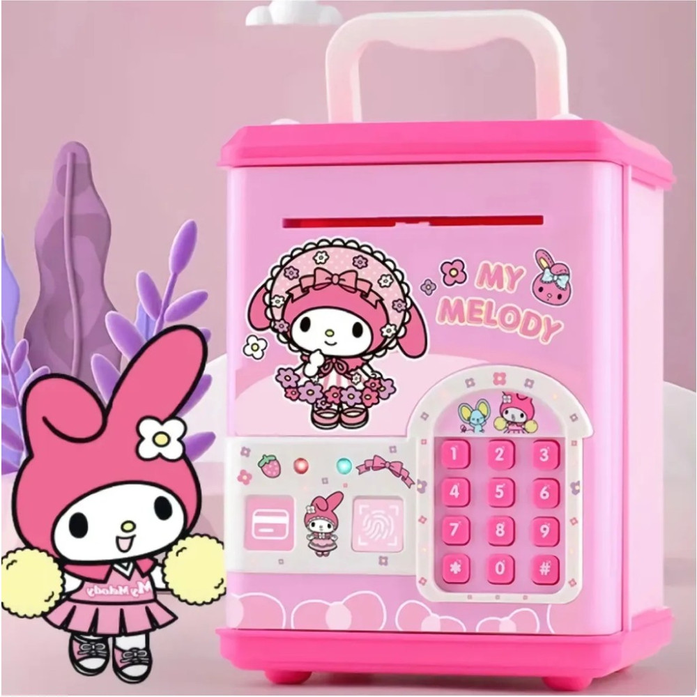 Sanrio Kawaii Kuromi Elektronik Şifreli Kumbara Atm Görünümlü Kumbara My Melody Atm Kumbara Kumbara Fiyatı