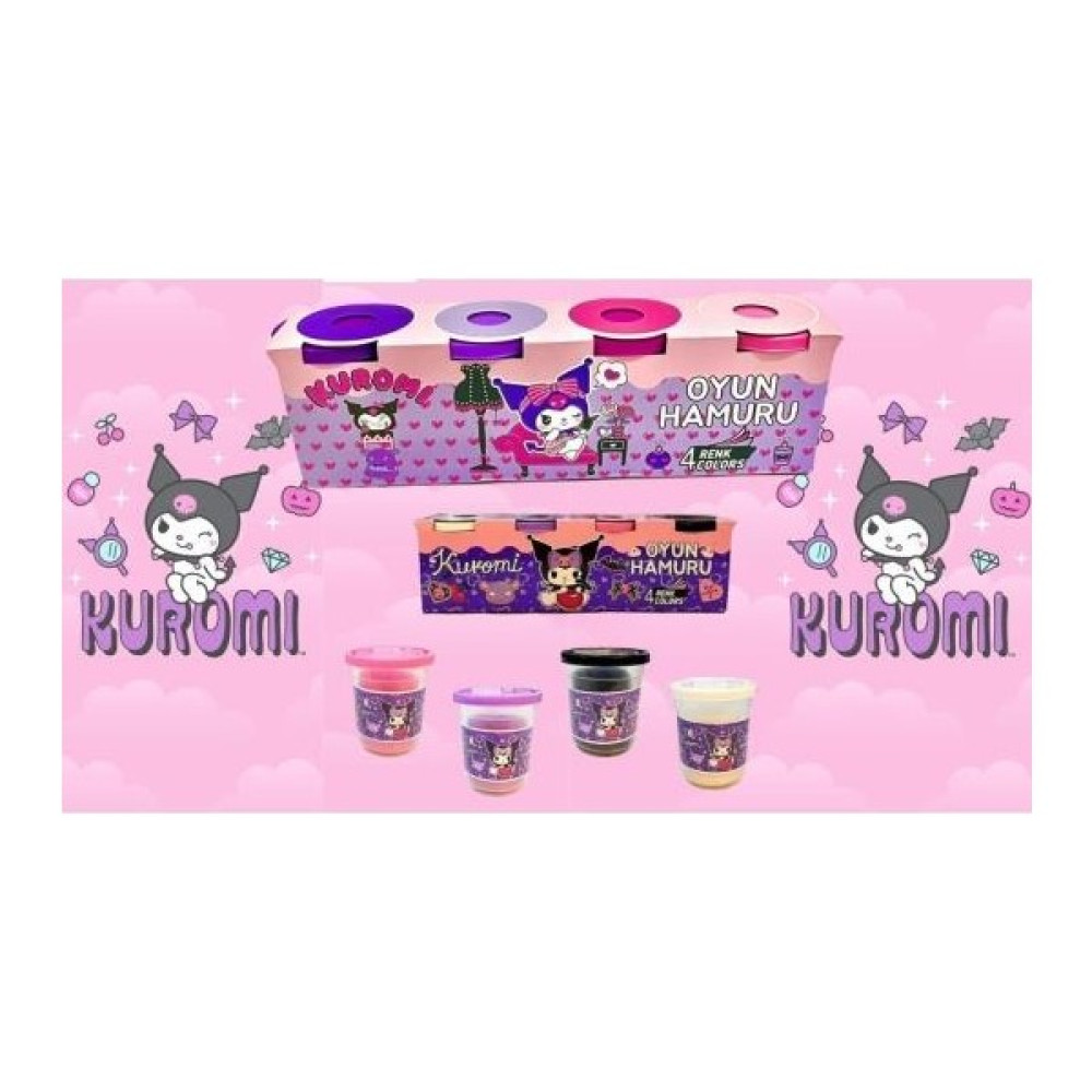 Sanrıo Lisanslı Sanrio Kuromi Oyun Hamuru 4 Renk - Renkli Eğitici Oyuncak Fiyatı