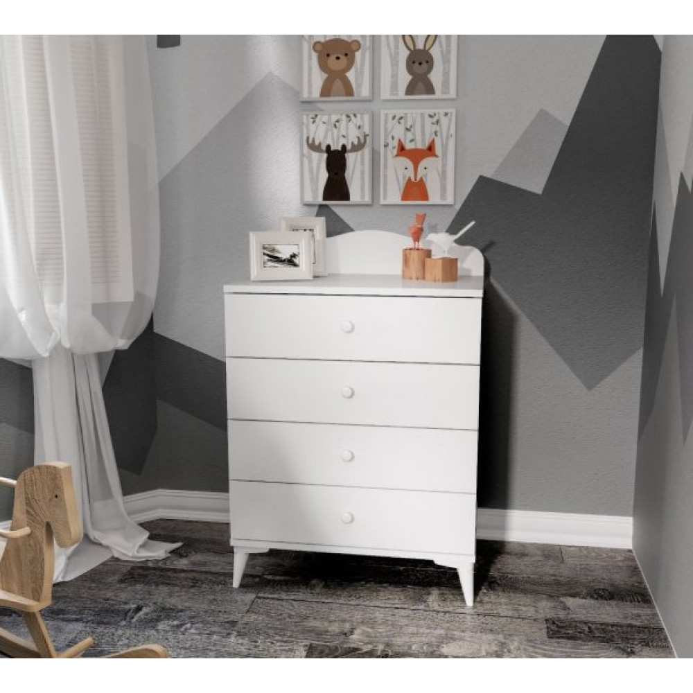 Sansa Sifonyer Beyaz 100 Mdf Komidin & Şifonyer Fiyatı