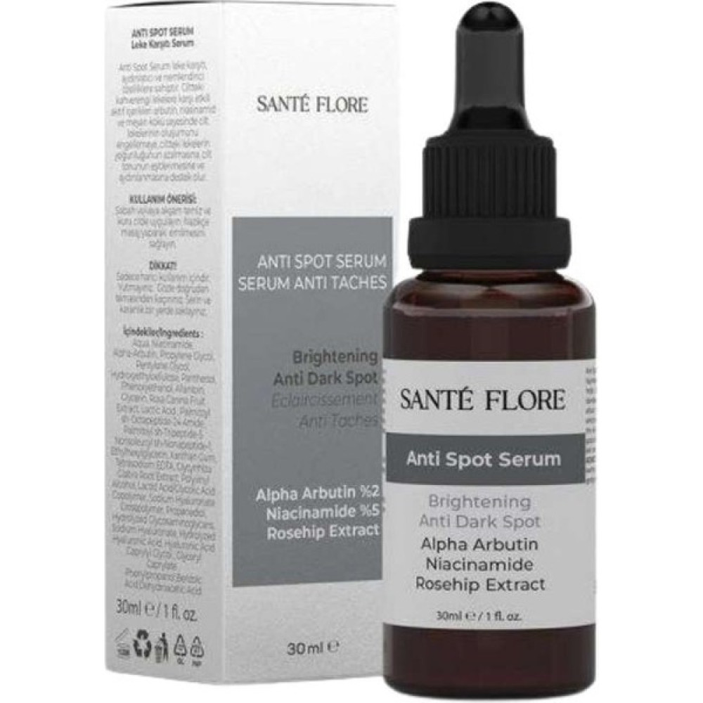 Sante Flore Anti Spot Arbutin 2% + Niacinamide 5% Leke Karşıtı Serum 30 ml Leke Kremi Fiyatı