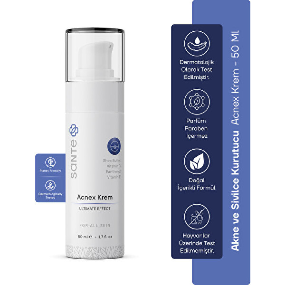 Sante Plus Acnex Krem 50ML Akne ve Sivilce Bakımı Fiyatı