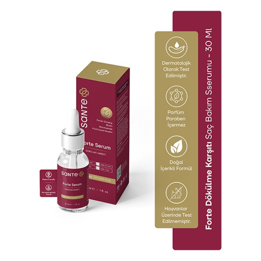 Sante Plus Anti-Loss Booster Forte Saç Serumu 30 ml Saç Bakım Maskeleri & Serumlar & Spreyler Fiyatı