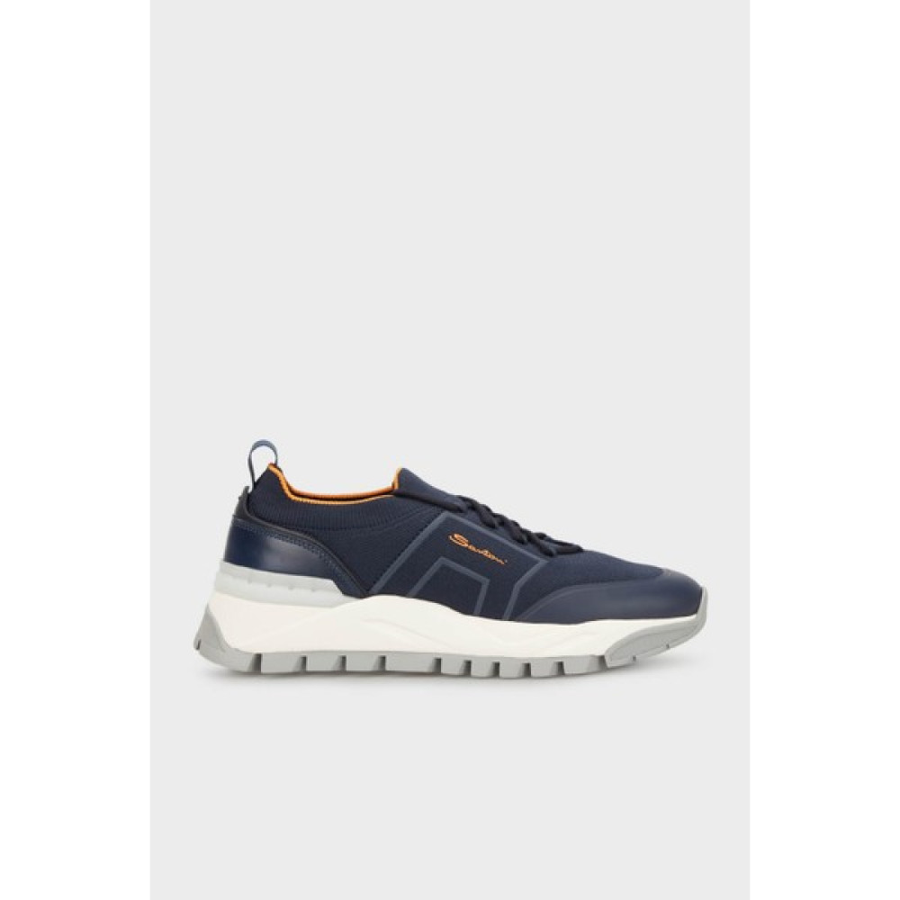 Santoni Logolu Sneaker Ayakkabı Erkek Ayakkabı MBIH21923BGBRVDNU61 Erkek Ayakkabıları Fiyatı