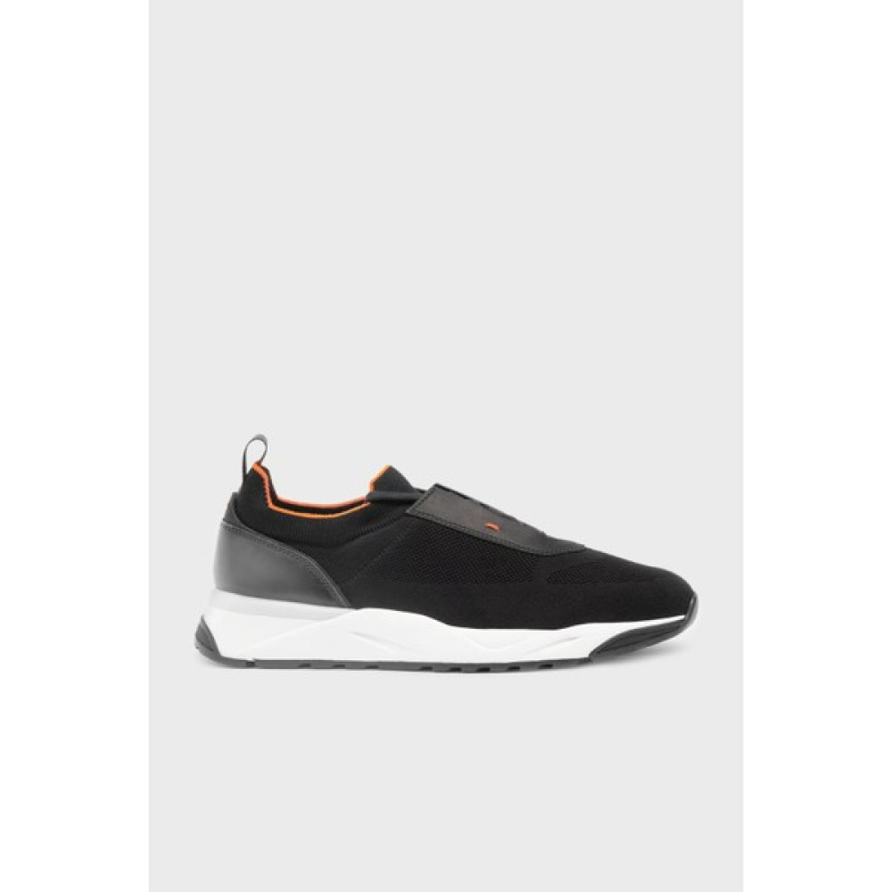Santoni Streç Örgü Sneaker Ayakkabı Erkek Ayakkabı MBIO21601BINNHODN01 Erkek Ayakkabıları Fiyatı