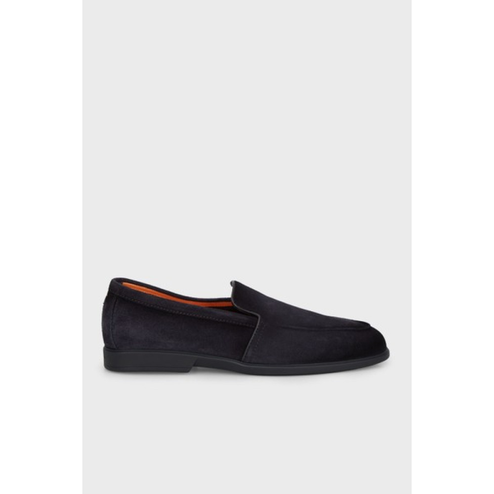 Santoni Süet Loafer Ayakkabı Erkek Ayakkabı MGAR18829OOTSRVRU59 Erkek Ayakkabıları Fiyatı