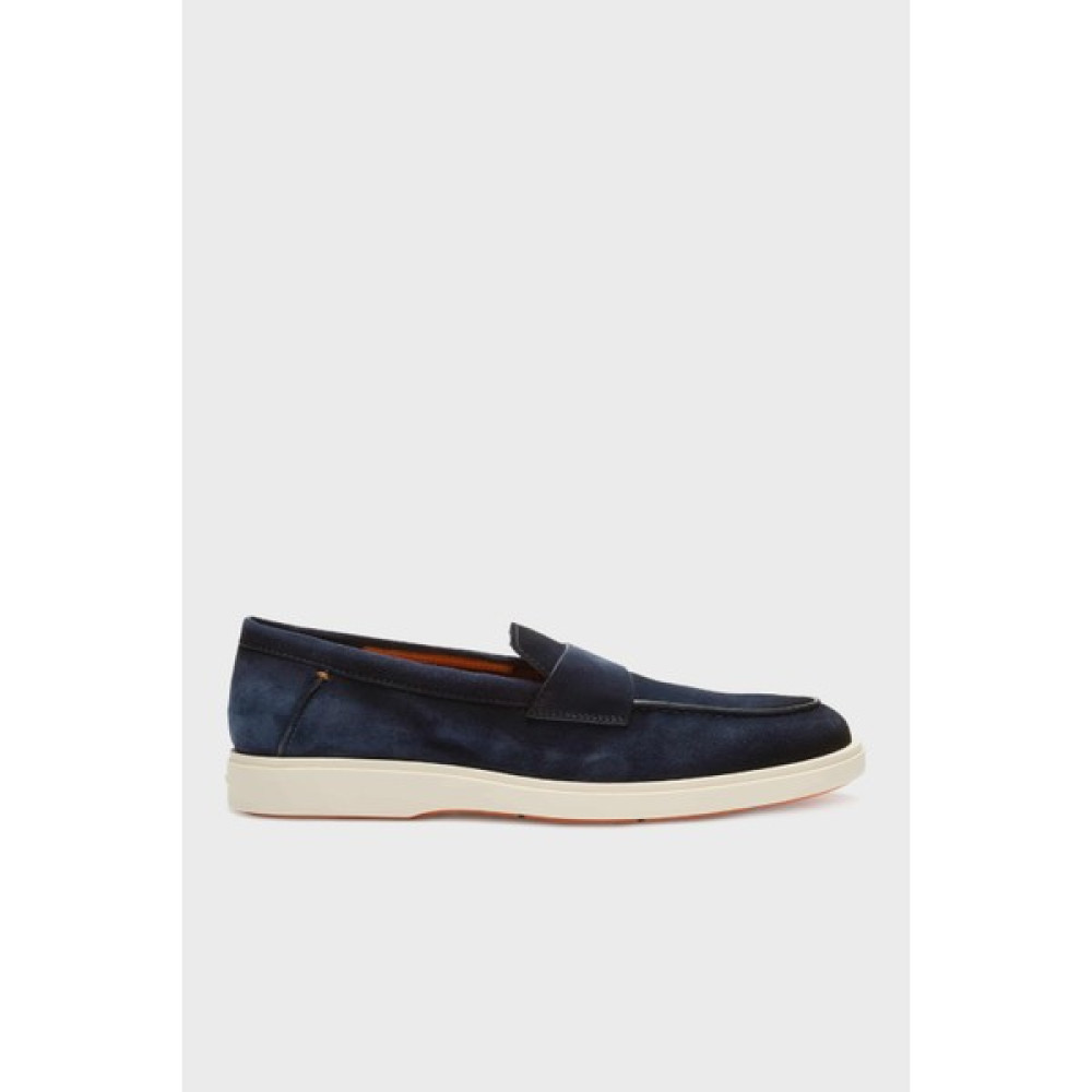 Santoni Süet Loafer Ayakkabı Erkek Ayakkabı MGDT19051TICSEAAU60 Erkek Ayakkabıları Fiyatı