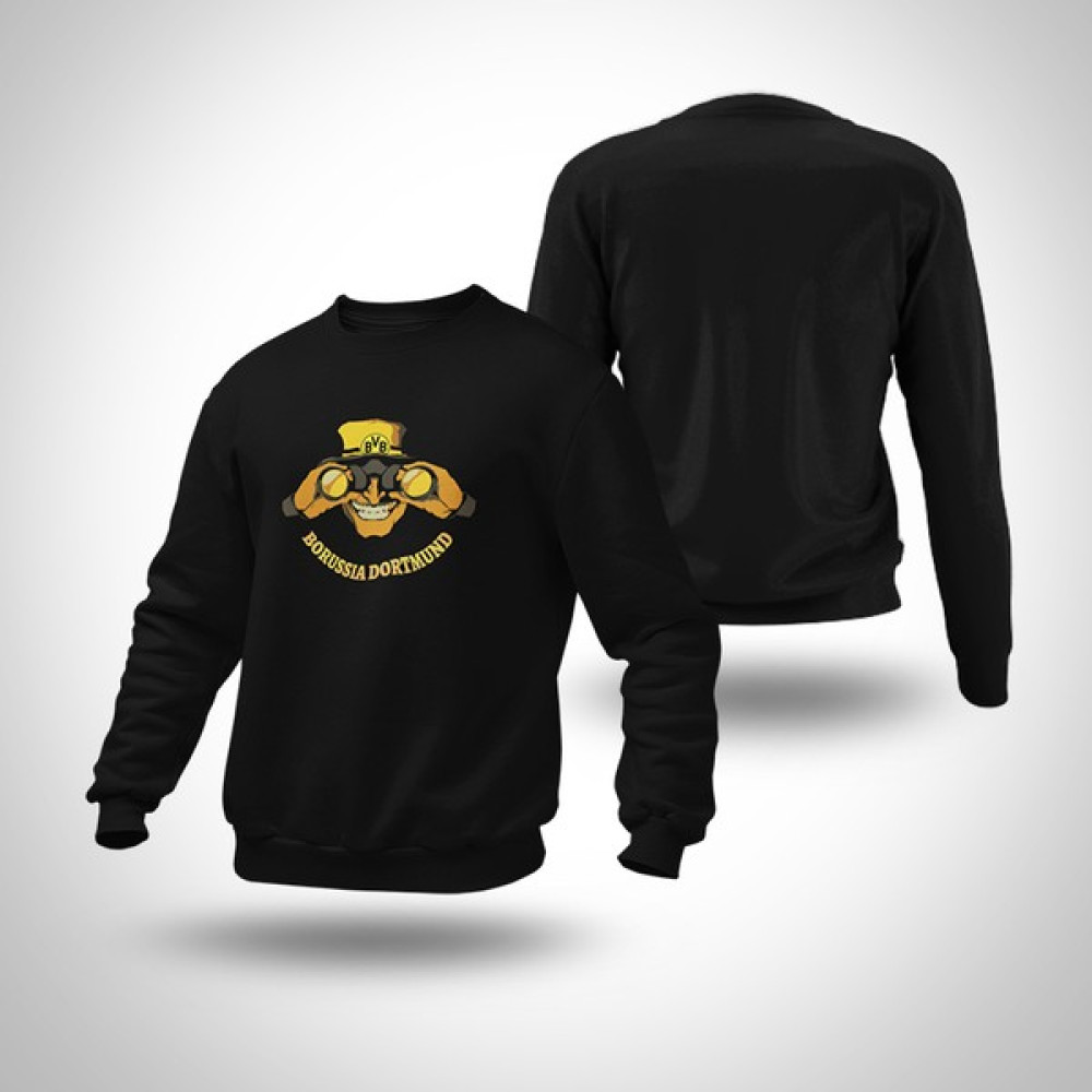 Santraway Design Borussia Dortmund BVB09 Koreografi Sweatshirt Erkek Sweatshirt Fiyatı