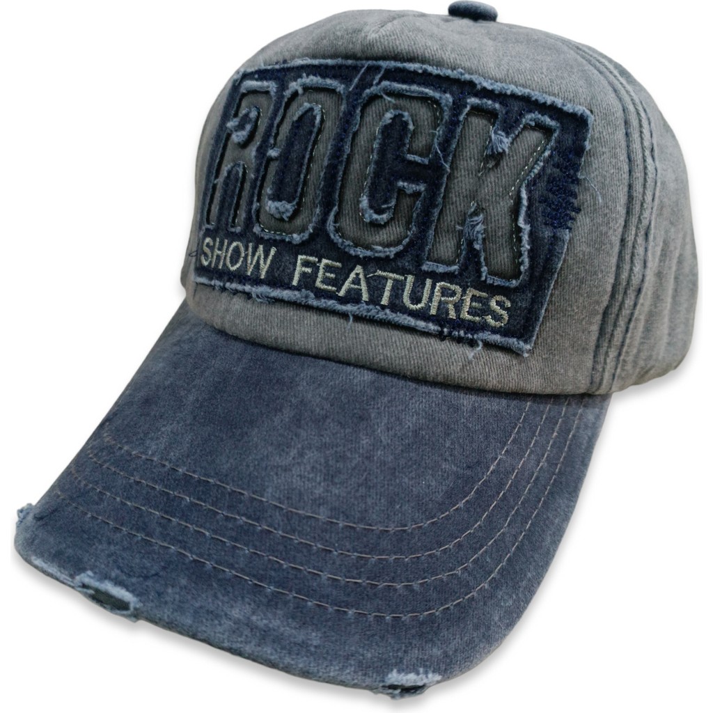 Şapka Market Rock Vintage Gri Lacivert Beyzbol Şapka Erkek Şapkası Fiyatı