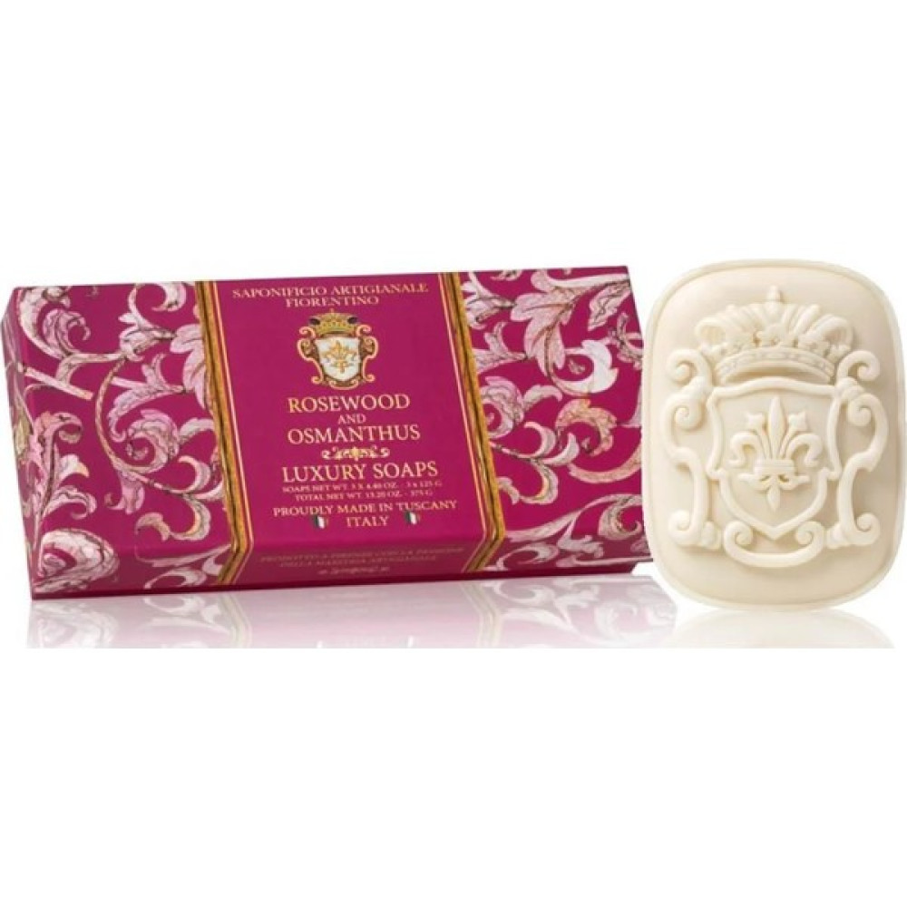 Saponificio Artigianale Fiorentino Sabun 3*125 gr - Rosewood And Osmanthus - 1 Oto Boyaları Fiyatı