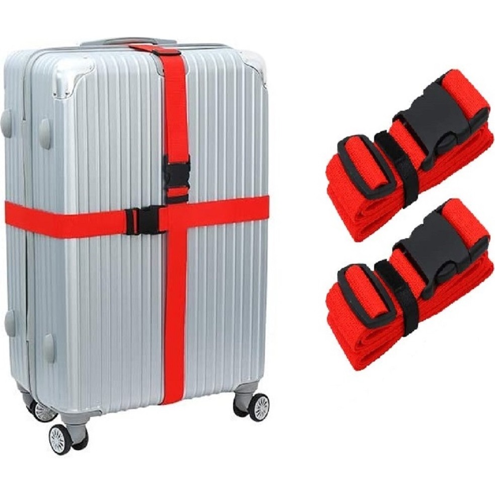 Sar Kırmızı 2 Adet Valiz Bavul Emniyet Kemeri Çanta (Outdoor) Fiyatı