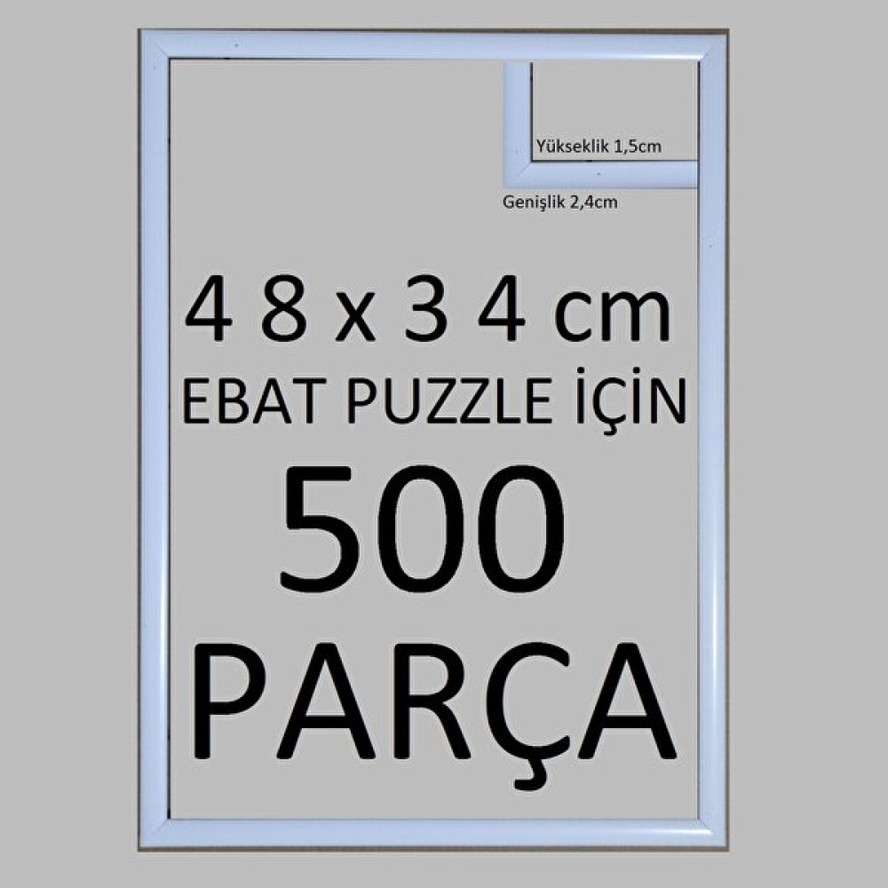 Sar Plus Balıksırtı Yapboz Puzzle Çerçevesi Beyaz 500 Puzzle & Aksesuarları Fiyatı